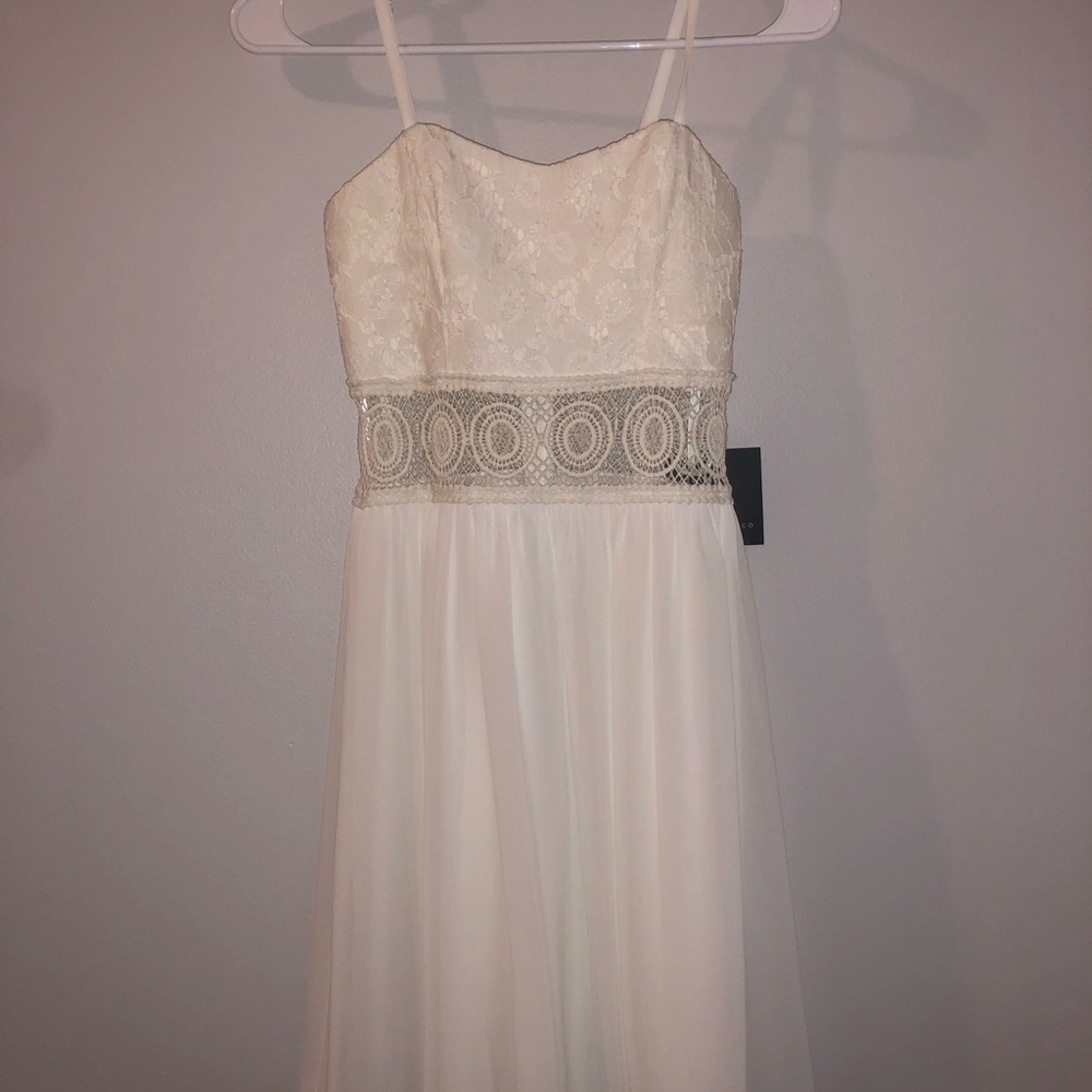 I.N. San Francisco White Lace Dress